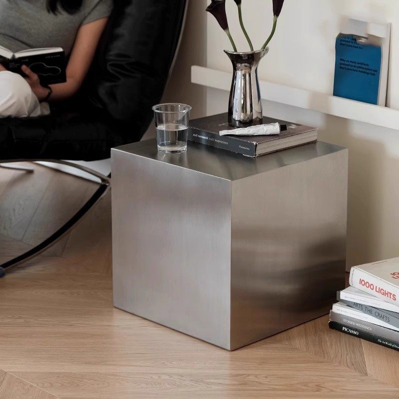 Tables d'appoint en acier inox - Modern Korean Lifestyle avis et prix